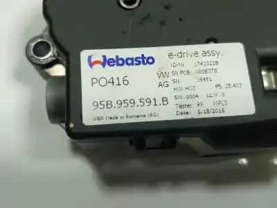 Автозапчастина б/у електричний двиг на дах для porsche macan (typ ) 3.0 v6 tdi cat посилання на oem iam 95b959591  95b959591b