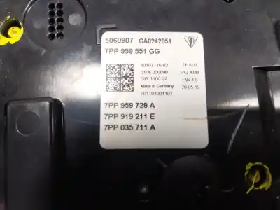 Автозапчастина б/у внутрішній лампа для porsche macan (typ ) 3.0 v6 tdi cat посилання на oem iam 95861394304  7pp959551