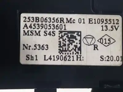Автозапчастина б/у електронний модуль для smart forfour ev eq 17.6 kwh посилання на oem iam a4539053600  253b06356r