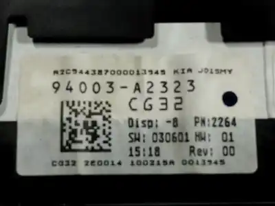 Peça sobressalente para automóvel em segunda mão quadrante por kia ceed (cd) 1.4 t-gdi referências oem iam 94003a2323  94003a2323