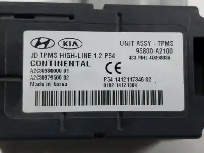 Pezzo di ricambio per auto di seconda mano modulo elettronico per kia ceed (cd) 1.4 t-gdi riferimenti oem iam 95800a2100  95800a2100