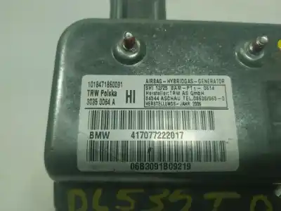 Pezzo di ricambio per auto di seconda mano airbag lato posteriore destro per bmw serie 7 (e65/e66) 730ld riferimenti oem iam 72127226163  417077222017