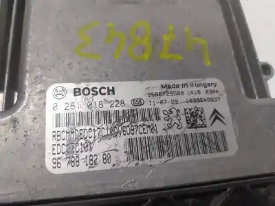 Автозапчастина б/у ебу контролер двигуна для citroen c3 picasso (sh_) 1.6 hdi 90 посилання на oem iam 1609242780  9678818280