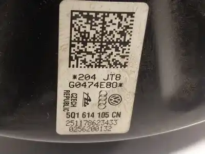 Автозапчастина б/у гальмівний серво для seat leon (5f1) 1.6 tdi посилання на oem iam 5q1614106a  5q1614105