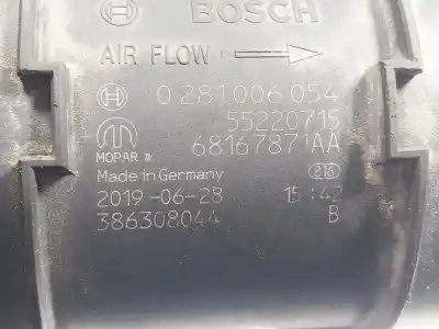 Автозапчастина б/у витратомір повітря для fiat doblo cargo (263_) 1.6 d multijet посилання на oem iam 51831050  55220715