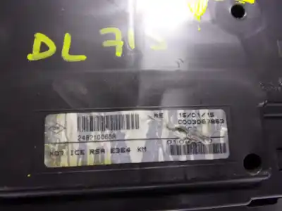 Автозапчастина б/у панель інструментів для renault twingo iii 1.0 sce посилання на oem iam 248216413r 248210627r 248210068r