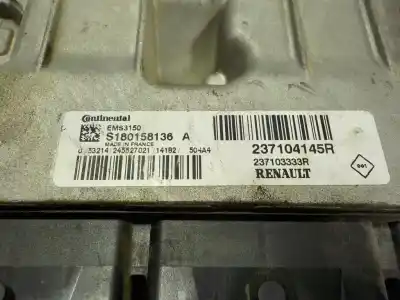 Second-hand car spare part ecu engine control for dacia lodgy (js_) 1.2 tce (jsay jsm0) oem iam references 237104145r s180158136a 237104145r