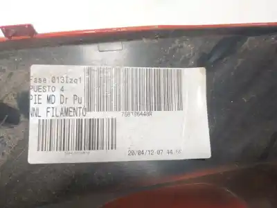Peça sobressalente para automóvel em segunda mão moldagem por renault twizy urban referências oem iam   768186448r