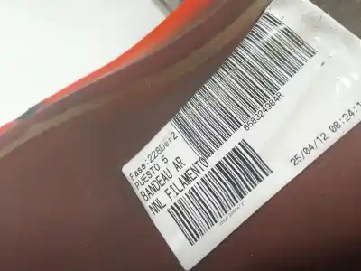 Second-hand car spare part tailgate for renault twizy urban oem iam references   858324984r