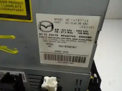 Автозапчастина б/у аудіо система / радіо cd для mazda 2 lim. (de) 1.6 cd diesel cat посилання на oem iam dl40669r0a 14797726 09d1b3591821