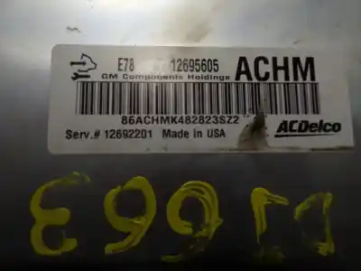 Second-hand car spare part ecu engine control for opel corsa d (s07) 1.4 (l08 l68) oem iam references 12668986  12695605