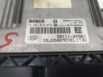 Second-hand car spare part ecu engine control for kia pro cee'd (jd) 1.6 crdi 128 oem iam references 391112a961  391112a961