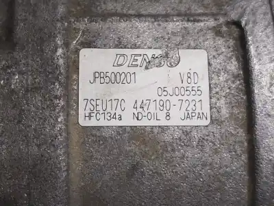 Second-hand car spare part air conditioning compressor for land rover range rover (lm) 3.6 td v8 oem iam references jpb500200  4471907231