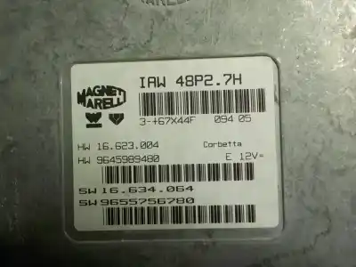 Tweedehands auto-onderdeel ecu motorcontroller voor citroen c2 (jm_) 1.1 oem iam-referenties   9645989480