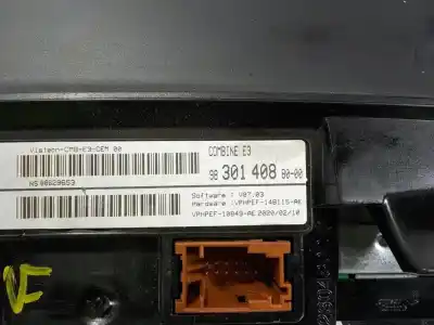 Peça sobressalente para automóvel em segunda mão quadrante por citroen c4 cactus 1.5 bluehdi 100 referências oem iam 9830087680  983014088000