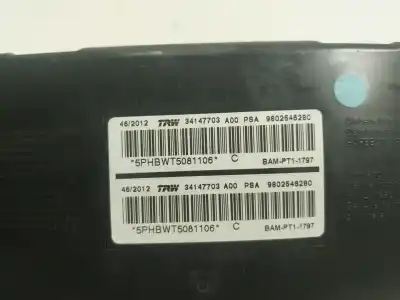 Second-hand car spare part front right side airbag for citroen c3 (f desde 11/2001) 1.1 8v oem iam references 9802546280  9802546280