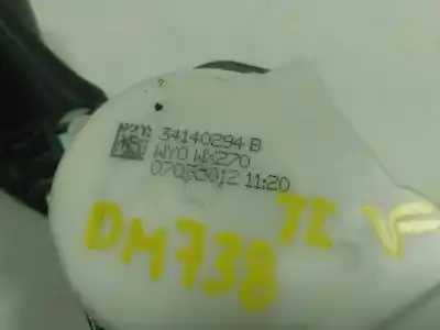 Peça sobressalente para automóvel em segunda mão cinto de segurança traseiro esquerdo por citroen c3 (f desde 11/2001) 1.1 8v referências oem iam 98019948xx  34140294b
