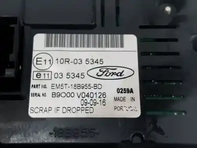 Автозапчастина б/у багатофункційний дисплей для ford transit connect monospace 1.5 tdci посилання на oem iam 2014481  em5t18b955bd