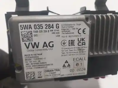Автозапчастина б/у електронний модуль для volkswagen t-cross (c11) 1.0 tsi посилання на oem iam 5wa035284g  5wa035284g