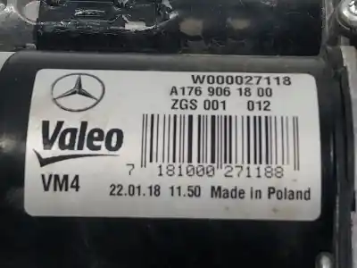 Автозапчастина б/у двигатель передніх склоочисників для mercedes-benz clase gla (x156) gla 180 (156.942) посилання на oem iam a1768200040  a1769061800