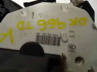 Автозапчастина б/у замок заднього правого дверя для skoda rapid spaceback (nh1) 1.6 tdi посилання на oem iam 5e0839016a  5e0839016a