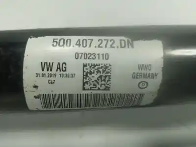 Автозапчастина б/у правий привід для skoda octavia iii combi (5e5, 5e6) 2.0 tdi посилання на oem iam 5q0407272dn  5q0407272