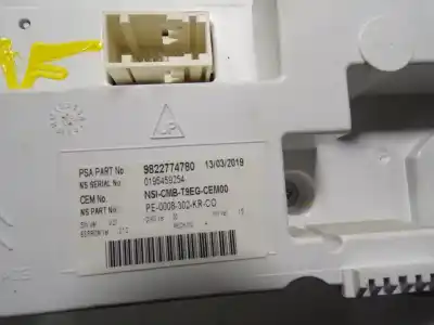 Автозапчасти б/у приборная доска за peugeot 308 sw ii (lc_, lj_, lr_, lx_, l4_) 1.5 bluehdi 130 ссылки oem iam 9822774780  9822774780