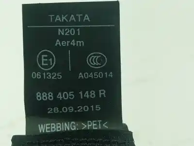 Автозапчасти б/у задний левый ремень безопасности за renault captur i (j5_, h5_) 0.9 tce 90 ссылки oem iam 888405148r  888405148r
