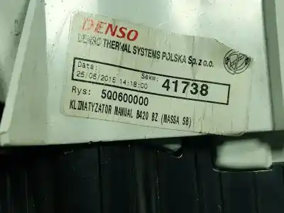 Second-hand car spare part climate control for ford ka (ru8) 1.2 oem iam references 1830994  5q0600000