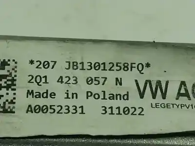 Автозапчастина б/у рульмова рейка для volkswagen t-cross (c11) 1.0 tsi посилання на oem iam 2q1423061d  2q1423057