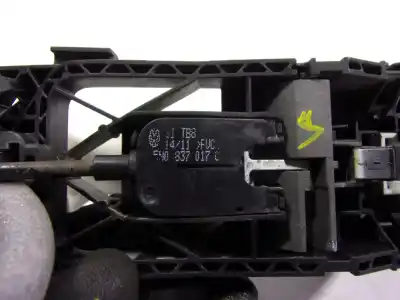 Автозапчастина б/у завнішня ручка задня ліва для volkswagen touareg (7p5) 3.0 v6 tdi dpf посилання на oem iam   5n0837017c
