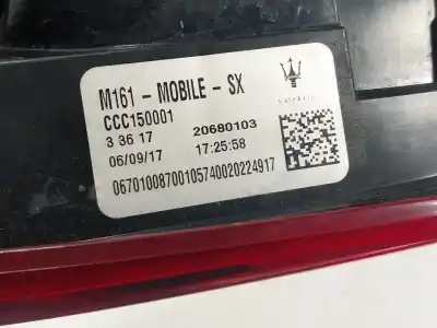 Recambio de automóvil de segunda mano de piloto trasero izquierdo interior para maserati levante 3.0 v6 twinturbo cat referencias oem iam   067001008700