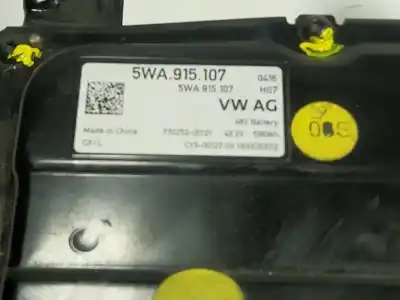 Second-hand car spare part battery for volkswagen golf viii (cd1) 1.5 etsi oem iam references 5wa915107  5wa915107