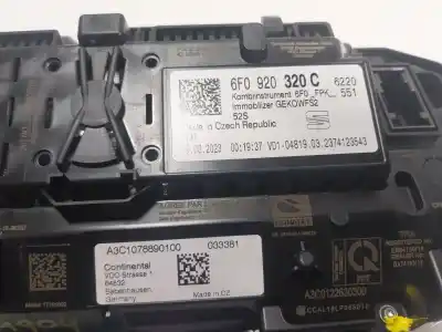Peça sobressalente para automóvel em segunda mão quadrante por seat ibiza v (kj1, kjg) 1.0 tsi referências oem iam 6f0920320c  6f0920320c