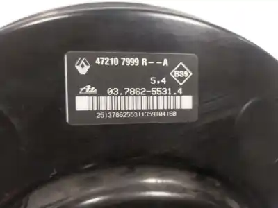 Peça sobressalente para automóvel em segunda mão servo freio por dacia lodgy (js_) 1.6 lpg referências oem iam   472107999r