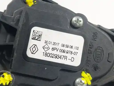 Автозапчасти б/у педальный потенциометр за renault captur i (j5_, h5_) 1.2 tce 120 ссылки oem iam 180029347r  180029347r