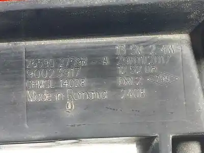 Автозапчасти б/у центральный задний фонарь за renault captur i (j5_, h5_) 1.2 tce 120 ссылки oem iam 265902759r  265902759r
