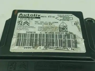 Автозапчасти б/у блок управления подушками безопасности за citroen grand c4 spacetourer (3a_, 3e_) 2.0 bluehdi 160 ссылки oem iam 9807547380  9807543780