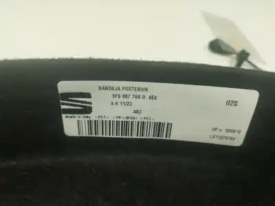 Gebrauchtes Autoersatzteil heckablage zum seat ibiza v (kj1, kjg) 1.0 tsi oem-iam-referenzen 6f0867769d6e8  6f0867769d