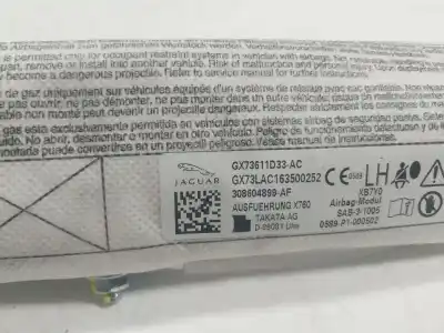 Second-hand car spare part front left side airbag for jaguar f-pace (x761) 2.0 td4 awd oem iam references t2h3158  gx73611d33ac