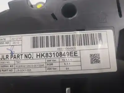 Peça sobressalente para automóvel em segunda mão quadrante por jaguar f-pace (x761) 2.0 td4 awd referências oem iam t4a1891  hk8310849ee