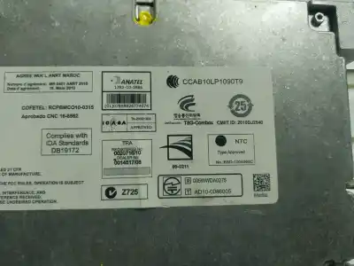 Автозапчастина б/у аудіо система / радіо cd для bmw 3 (f30, f80) 320 d посилання на oem iam 84109257150  002071610