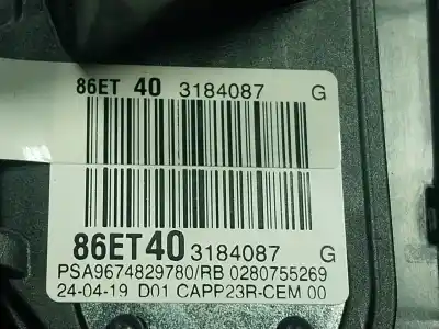 Автозапчасти б/у педальный потенциометр за citroen grand c4 spacetourer (3a_, 3e_) 2.0 bluehdi 160 ссылки oem iam 9674829780  9674829780