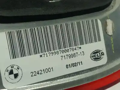 Second-hand car spare part interior left tailgate light for bmw x6 (e71, e72) xdrive 40 d oem iam references 63217179987  717998713
