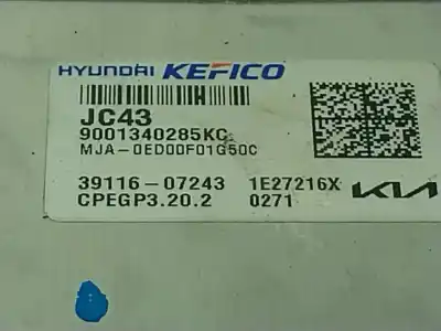 Second-hand car spare part ecu engine control for kia picanto iii (ja) 1.0 oem iam references   3911607243