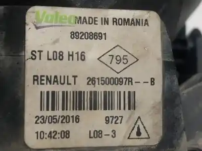 Автозапчастина б/у правий протитуман для renault kangoo express (fw0/1_) 1.5 dci 75 (fw07, fw10, fw04) посилання на oem iam 261500097r  28150097r