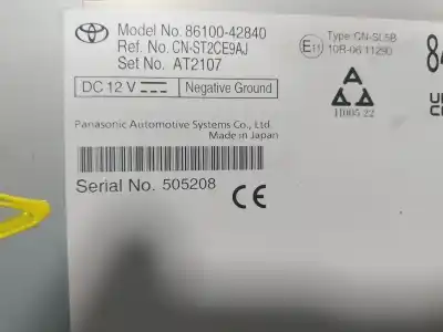 Автозапчастина б/у gps навігаційна система для toyota rav 4 v (_a5_, _h5_) 2.5 hybrid (axap54) посилання на oem iam 8610042840  8610042840