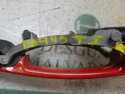 Second-hand car spare part exterior left rear door handle for skoda fabia (5j2 ) young oem iam references 3b0837205ggru  