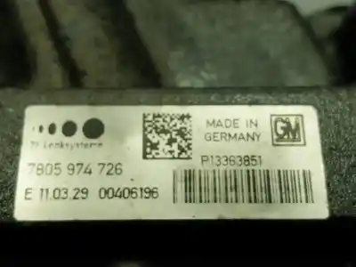 Автозапчастина б/у рульмова рейка для opel astra j (p10) 1.7 cdti (68) посилання на oem iam 13368195  7805974726