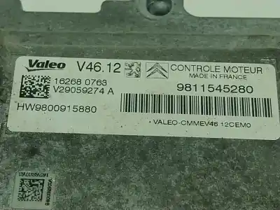 Автозапчасти б/у блок управления двигателем за citroen c4 cactus 1.2 vti 82 ссылки oem iam 1613964480  9811545280